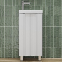 Style Line Тумба с раковиной Соло 40 белый софт